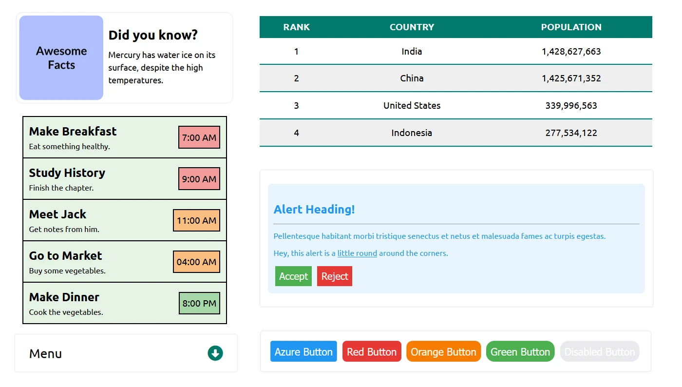 NeatU Framework Elements